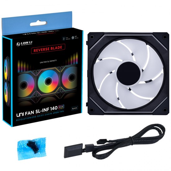 Lian Li UNI FAN SL Infinity (SL-INF) 140mm ARGB PWM - Reverse